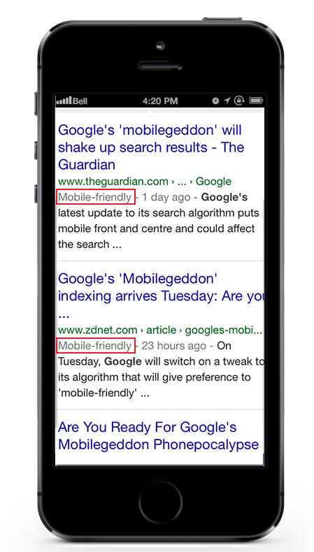 Google Mobile-Friendly Label