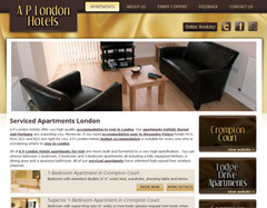 Website Development for A P London Hotels