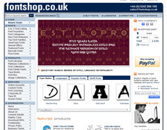 Website Development for Fontshop