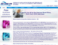 Website Development for Go Live UK Business Solutions