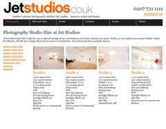 Website Development for JET Studios