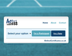 Website Development for Online Certificates