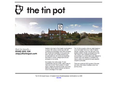 Website Development for The Tin Pot